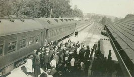 Oxford, Mississippi train depot.